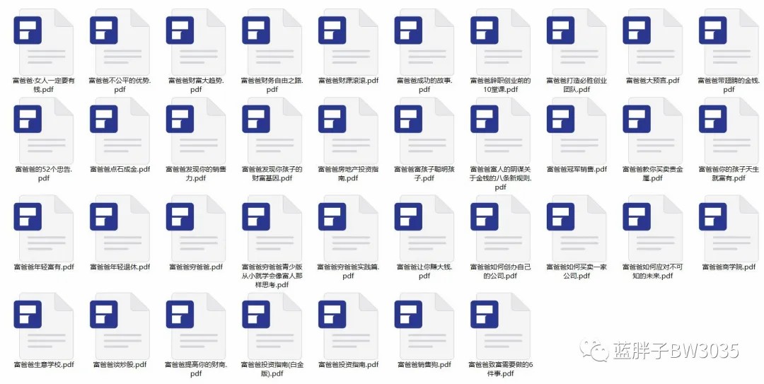 必看！富爸爸穷爸爸全系列37本PDF免费下载，财富智慧一键开启！